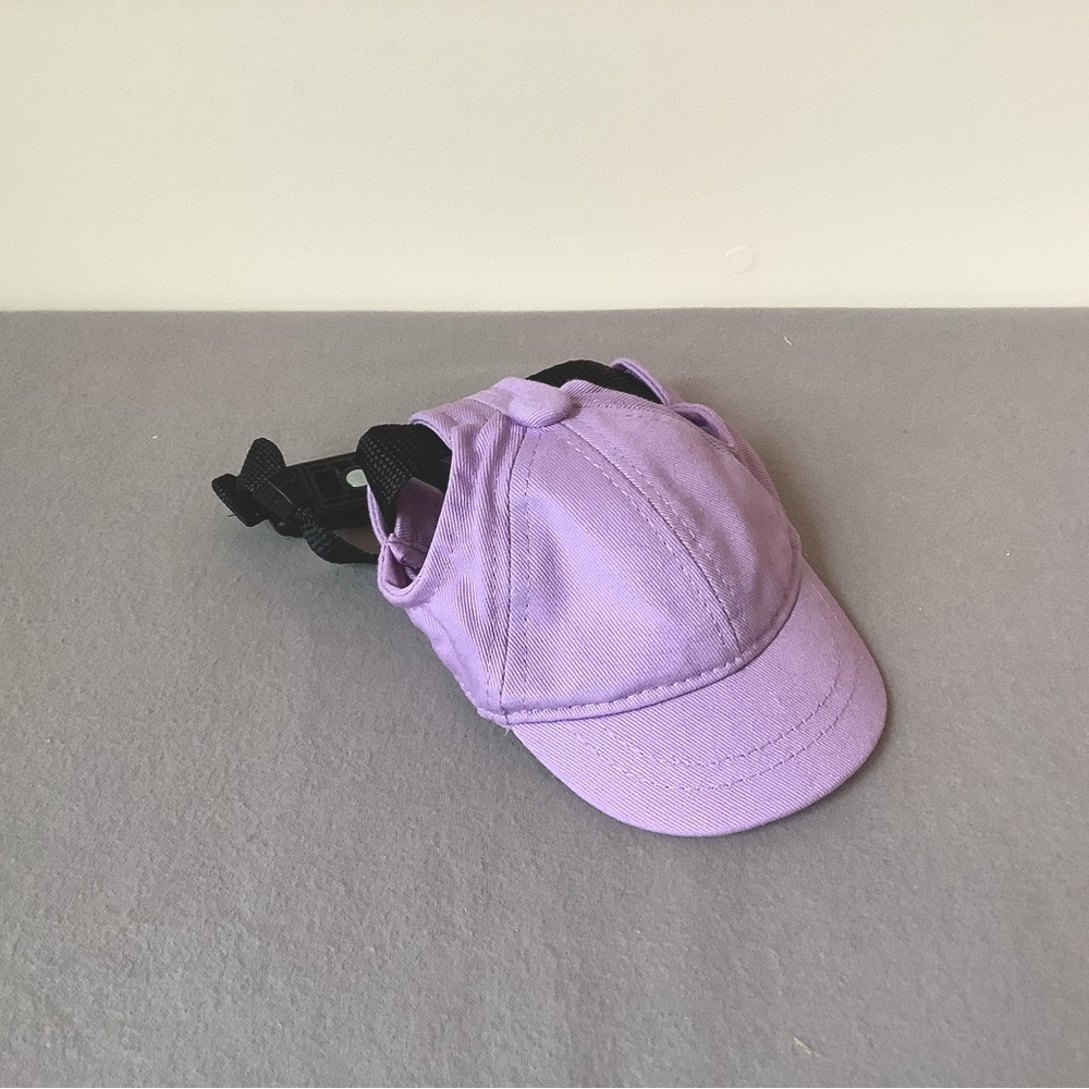 Dog baseball cap purple size M nwot